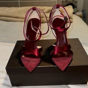 Maroon Red Gucci Heels - new/never worn